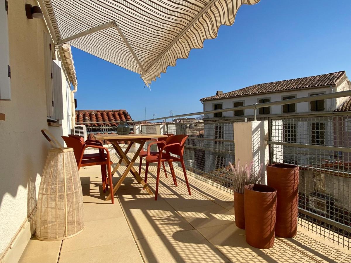 דירות נרבון La Terrasse Sur Les Toits מראה חיצוני תמונה